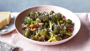 Air fryer broccoli with Chili Garlic