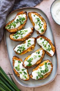 Air fryer potato skins