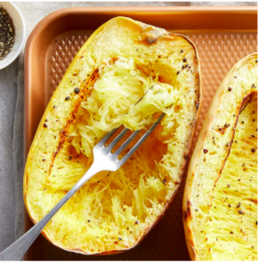 Air fryer spaghetti squash